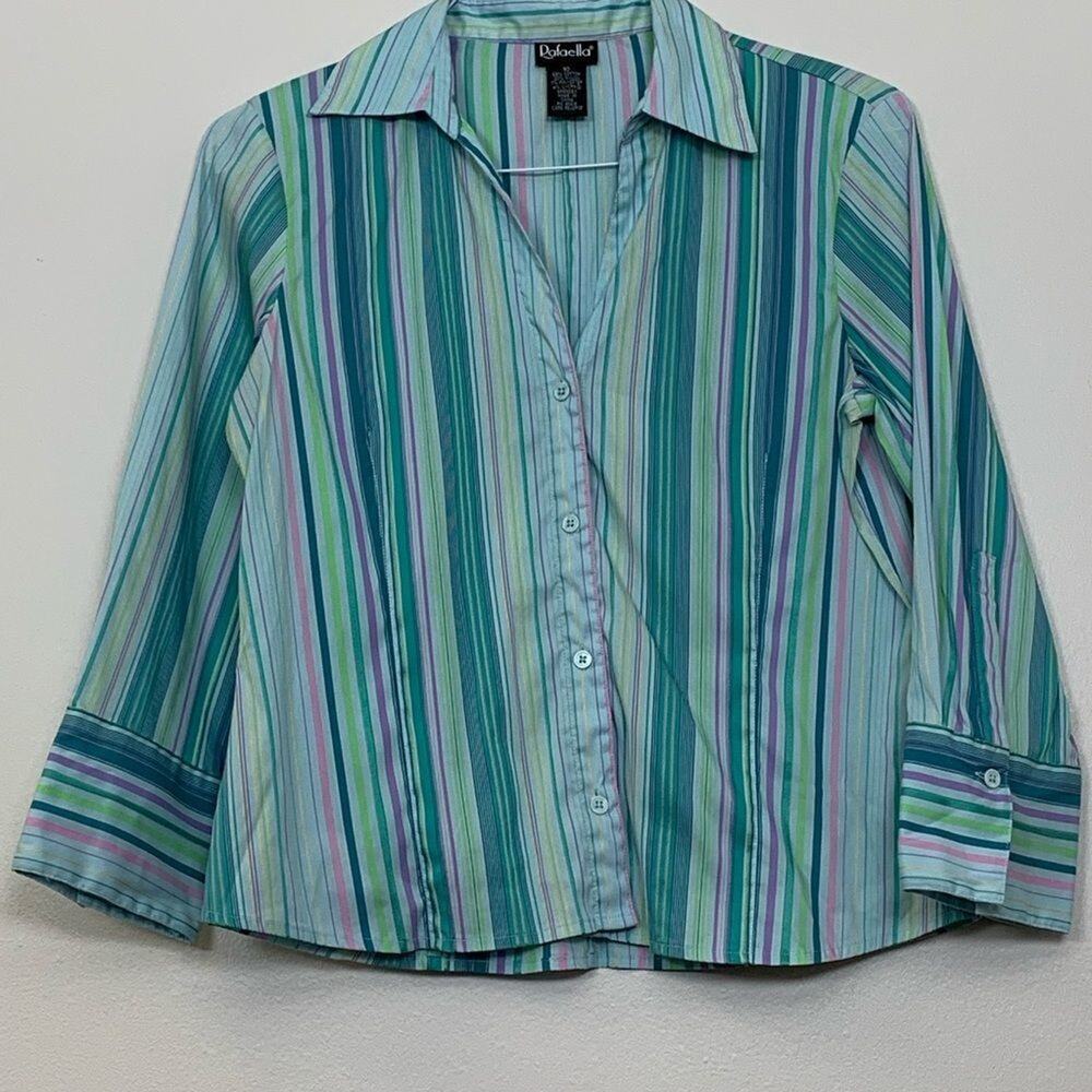 4/$20 Rafaella women’s blouse with half sleeves
